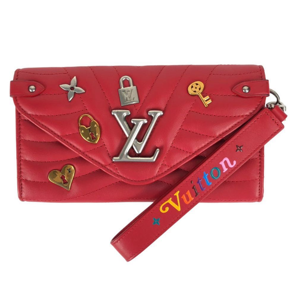 Louis Vuitton Portefeuil Long New Wave Long Wallet Red